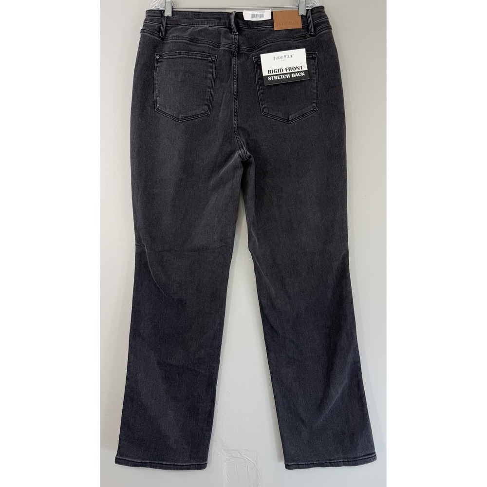 Judy Blue 90's Straight Jeans Women's 15/32 High Waist Rigid Front Stretch Back - Picture 2 of 11